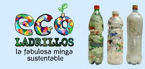 „eco-ladrillos“ > Plastikflaschen befüllt mit Plastik)